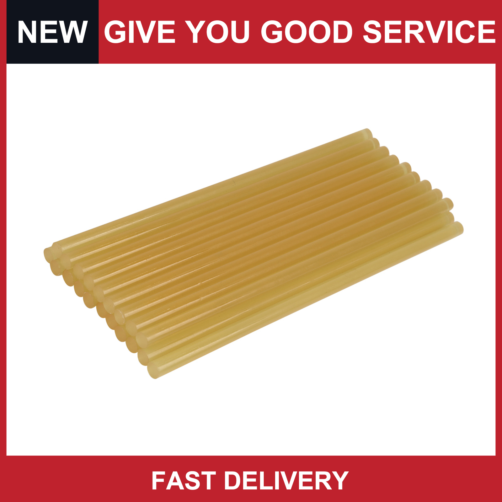 Universal Paintless Dent Repair Hot Melt Glue Sticks Yellow 7mm/0.28" Pack of 20