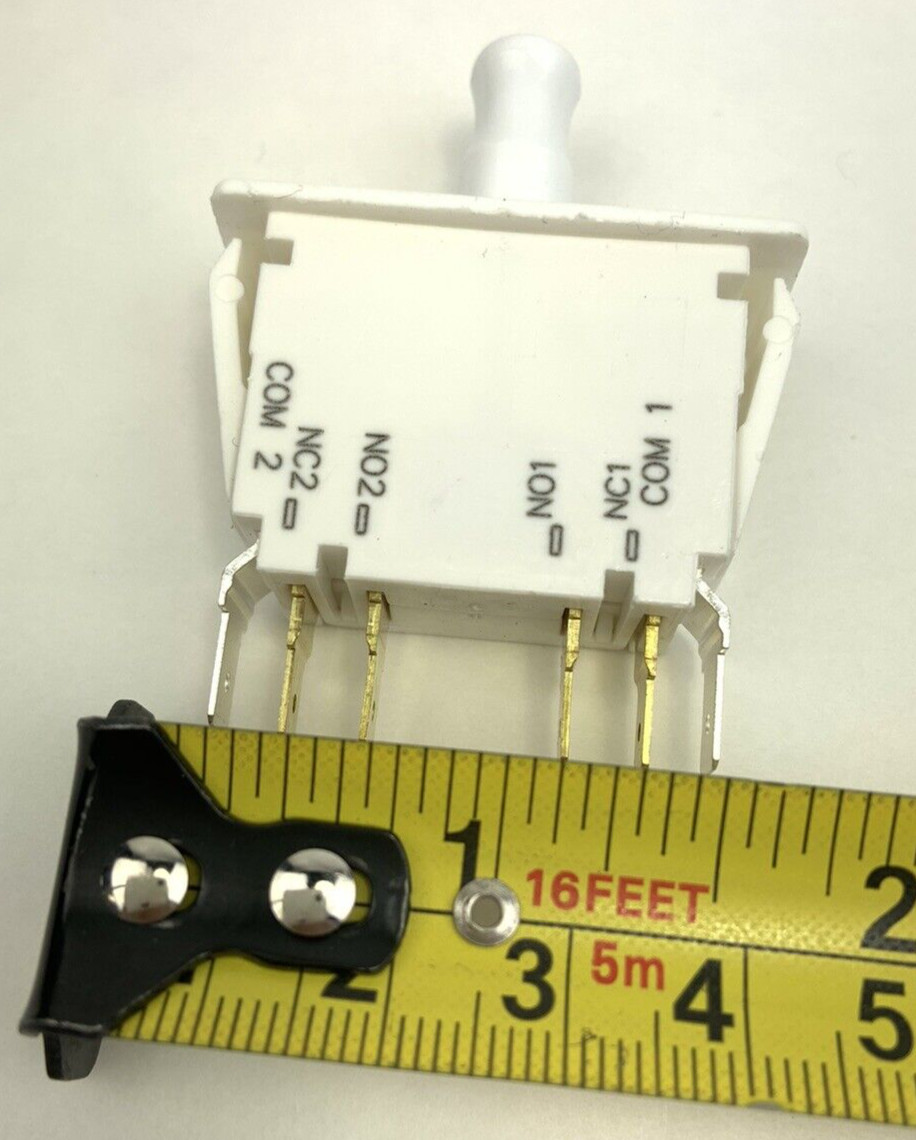 ( Lot of 3 ) ZF E79-30B Panel Mount Push Button DOUBLE POLE Switch 10A