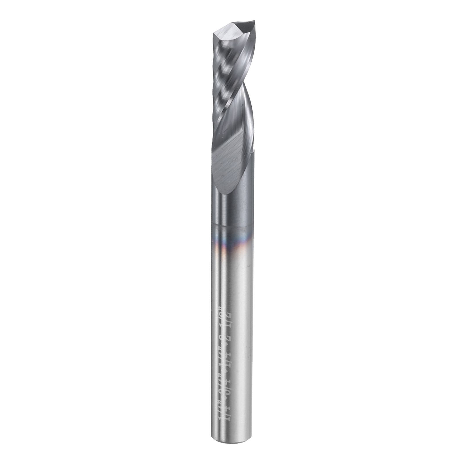 Spiral Router Bit 1/4"x3/4"x1/4"x2-1/2" 1 Flute AlTiN Coated CNC End Mill