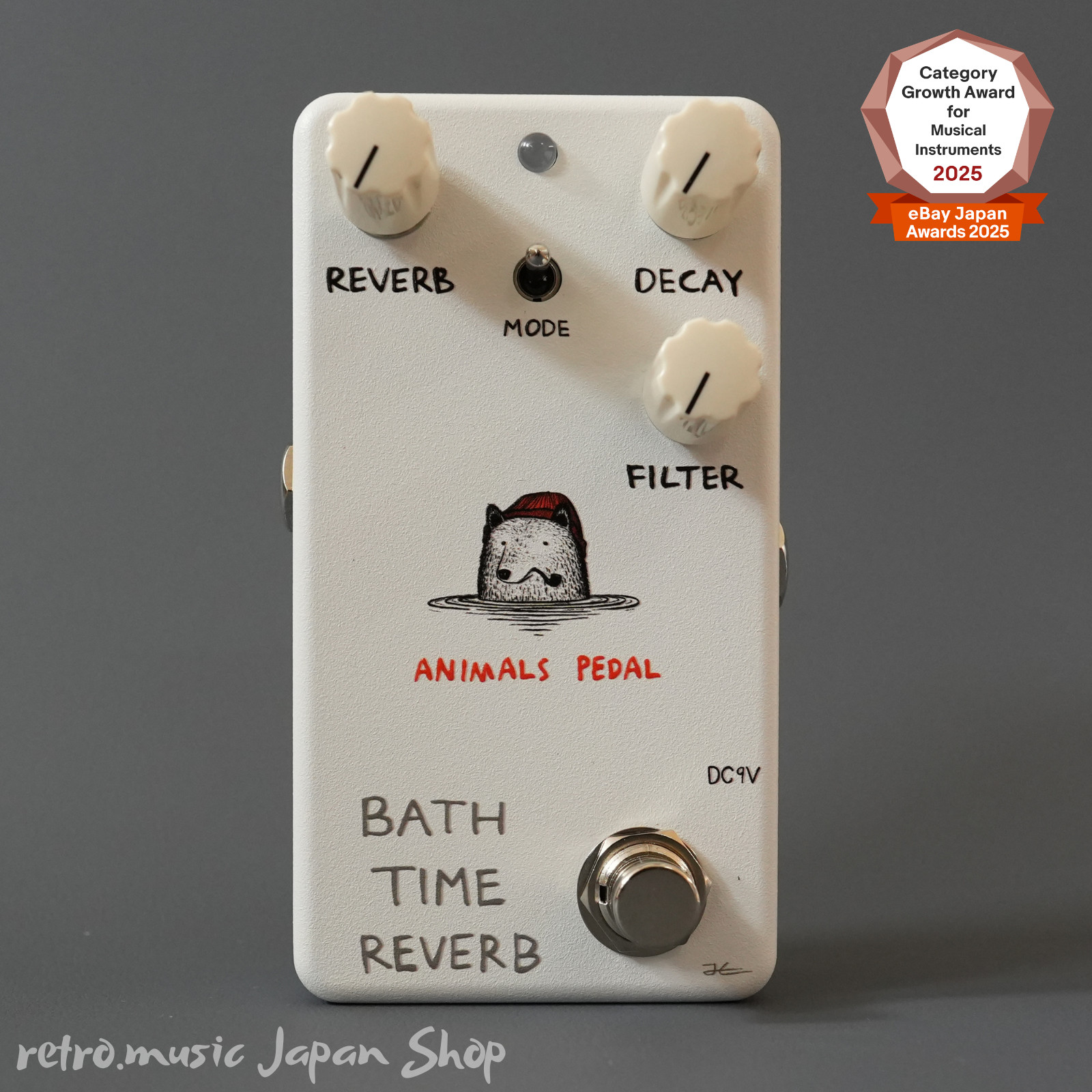 Animals Pedal Bath Time Reverb High-Quality Guitar Effects Pedal Hall Spring