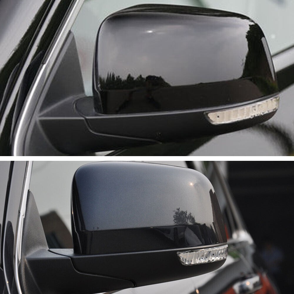 Gloss Black Side Mirror Cover Caps Replacement For 2011-2020 Jeep Grand Cherokee