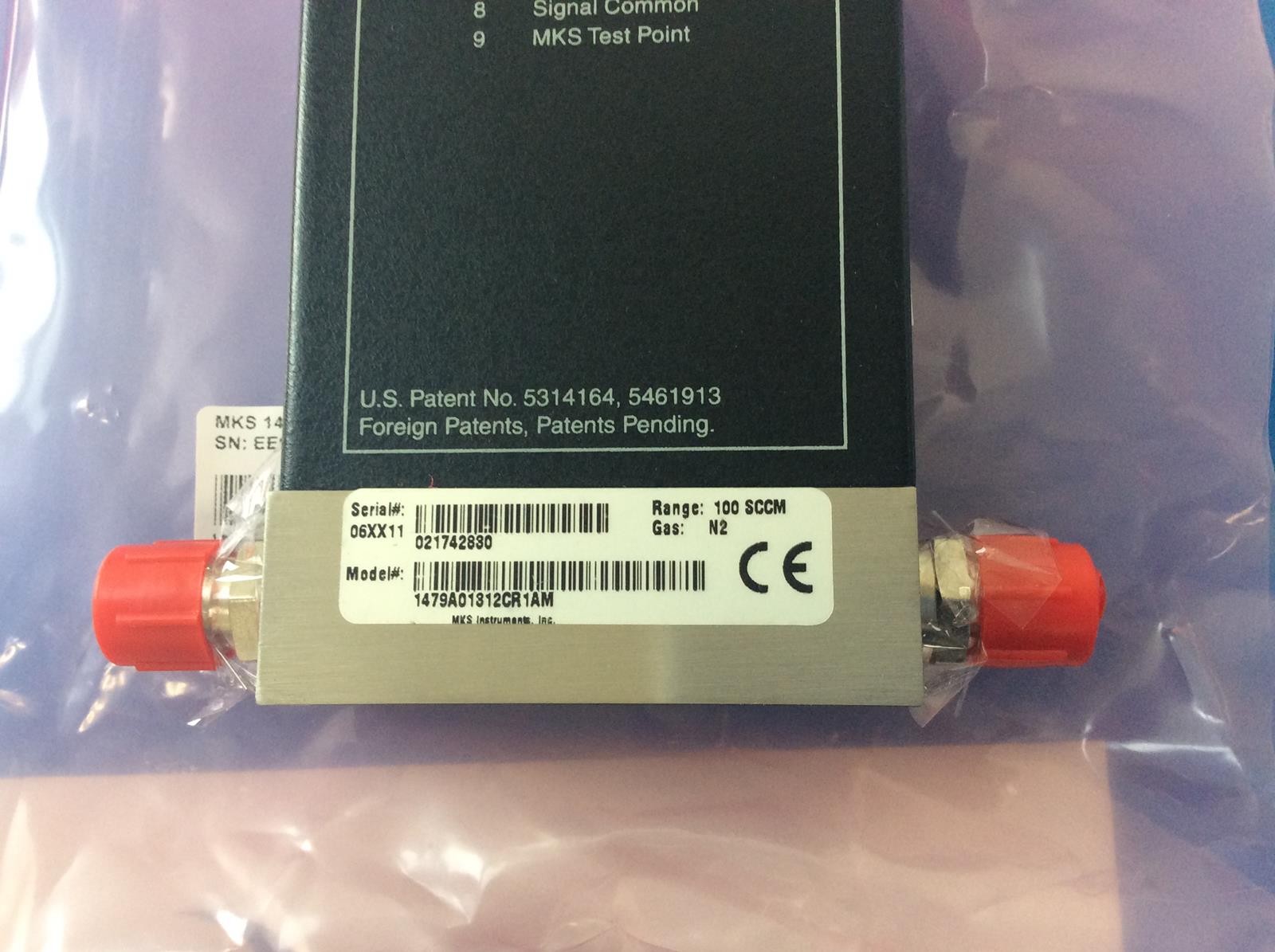 MKS 1479A01312CR1AM 100 SCCM N2 MASS FLOW CONTROLLER