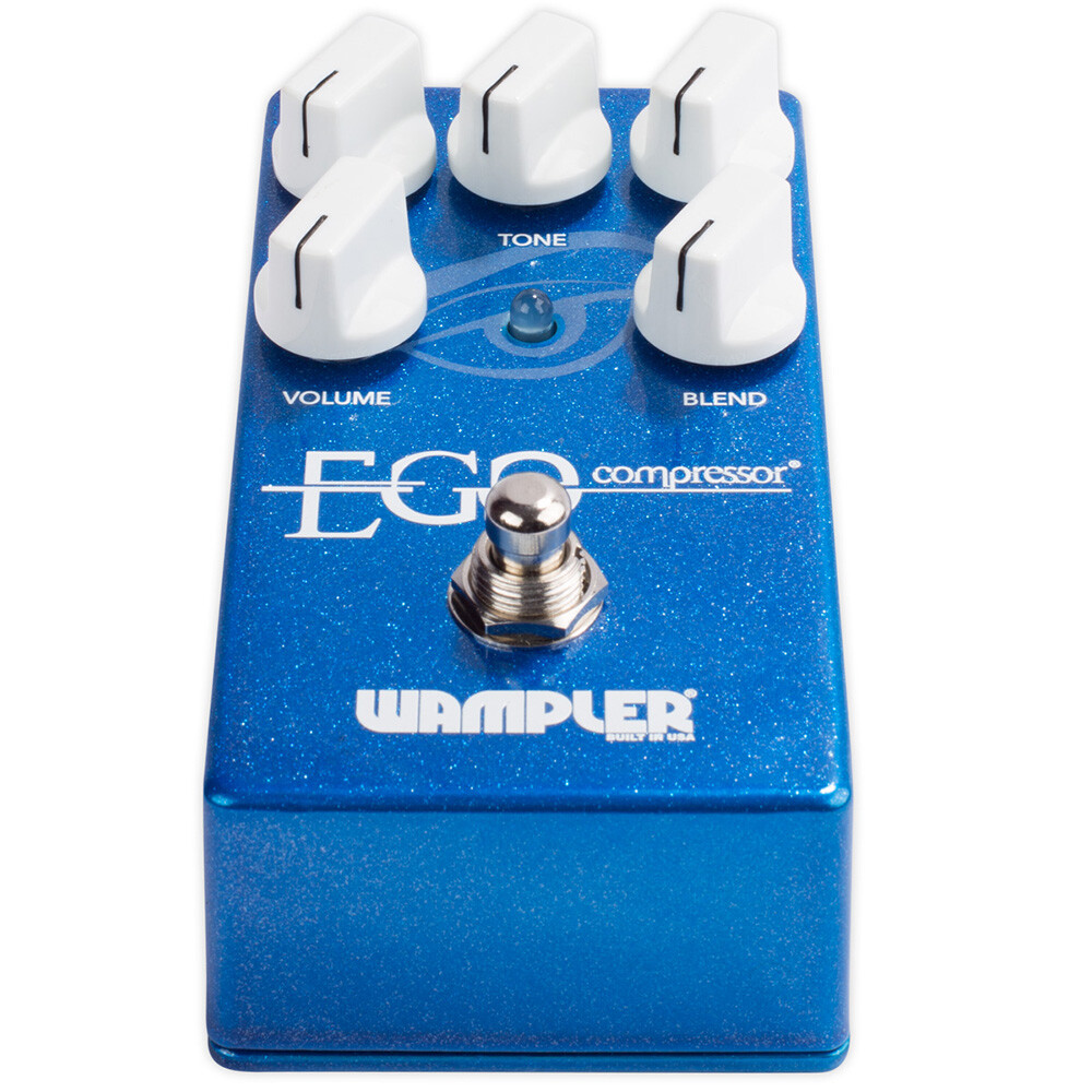 Wampler Ego Compressor Guitar Effects Pedal (Version 2) w/ Patch Cables
