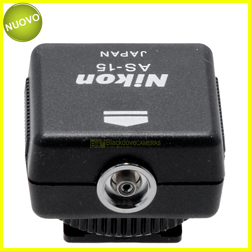 Nikon AS-15 Flash Adapter, Hot Contact Input, Synchronous PC Socket Output.