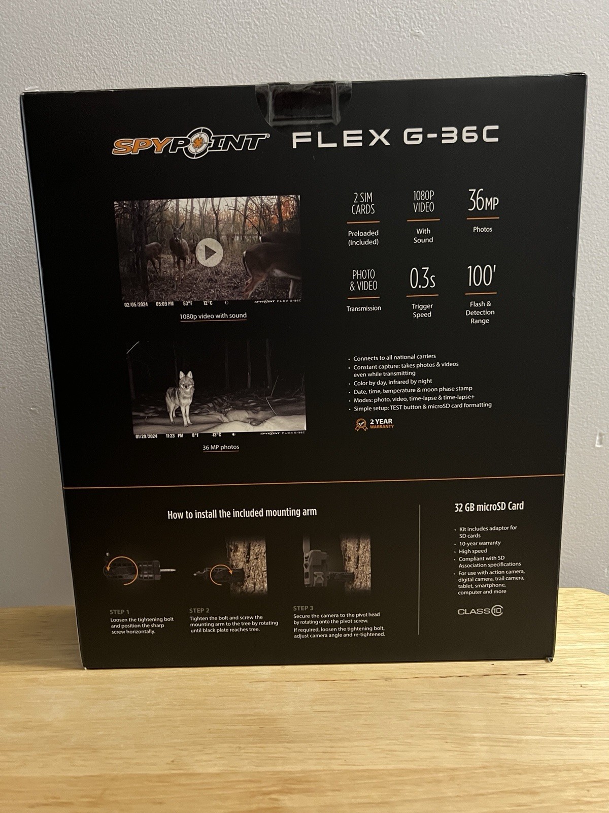 SpyPoint Cellular Camera Flex G-36C Cellular Camera Elite Bundle