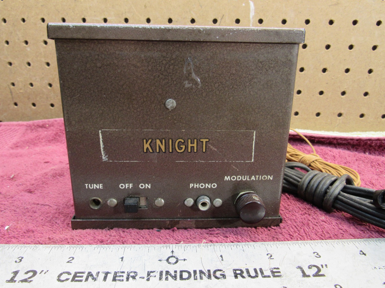 Vintage Knight Phono Modulation Control Device Box