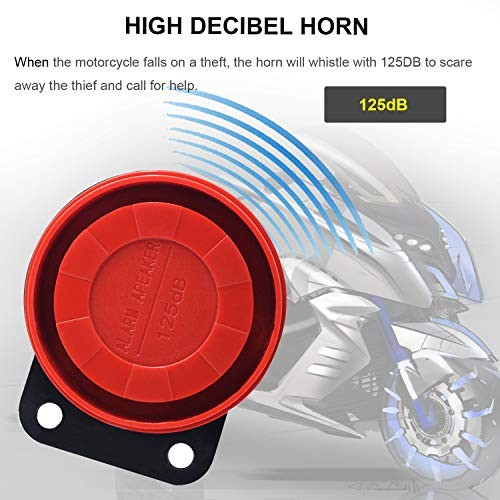 Upgraded Motorcycle Security Kit Alarm System Engine Start Arming Disarming