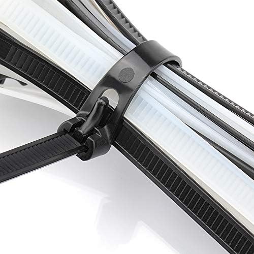 Reusable Zip Ties, 100 Pcs Assorted Fastening Cable Zip Ties 6" 8" 10" 12"