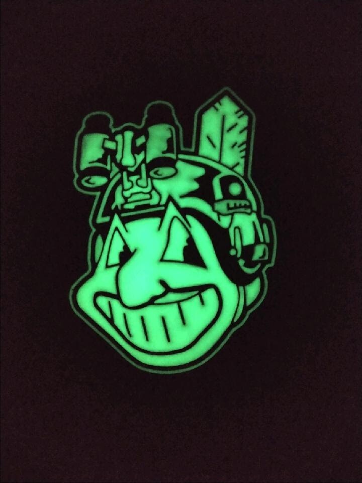 Glow In The Dark FOG Wild Thing Wahoo PVC 3" patch repro Forward SupDef