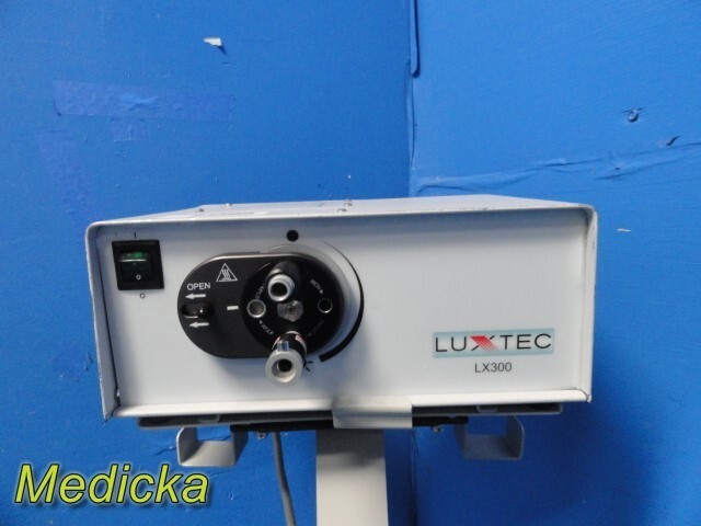 Luxtec LX300 Light Source P/N 400884 W/ Mobile Stand ~ 29686