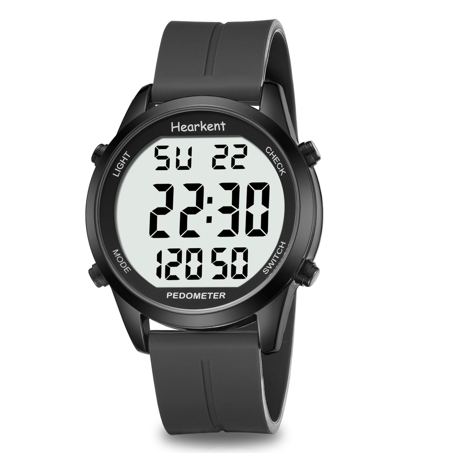 Pedometer Watch for Walking for Senior No App Required with Steps Calories Co...