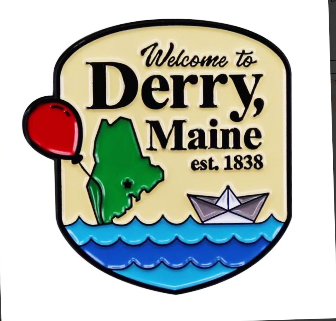 Stephen King's IT: Welcome To Derry TV Series Logo Metal Enamel Pin NEW UNUSED