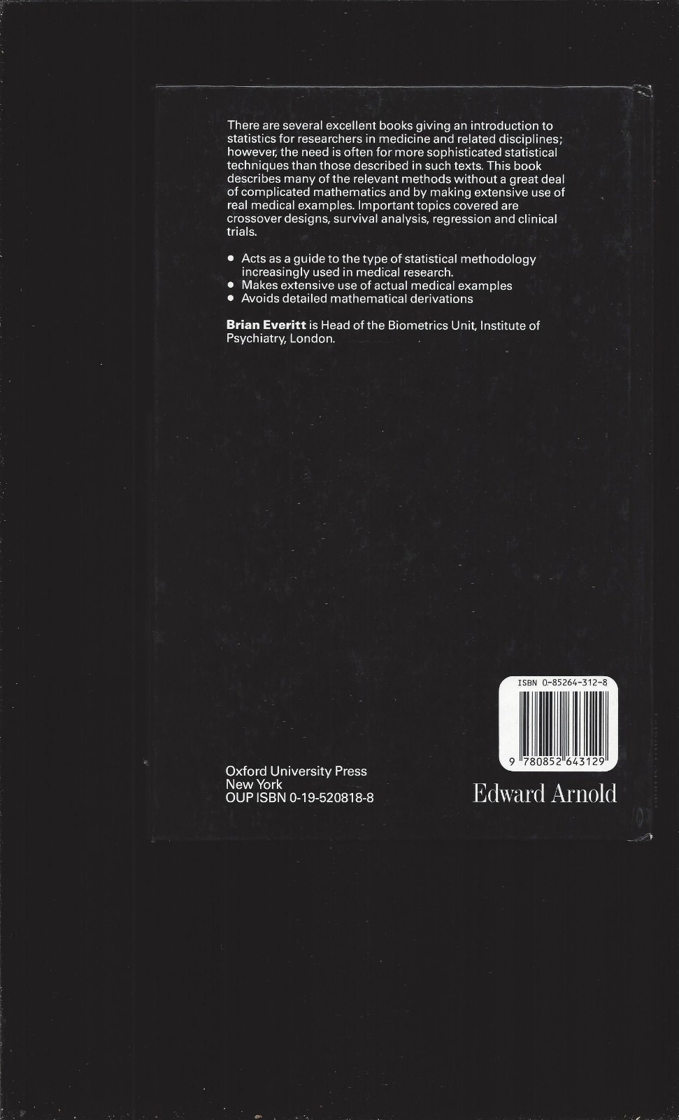 Statistical Methods For Medical Investigations by B.S. Everitt