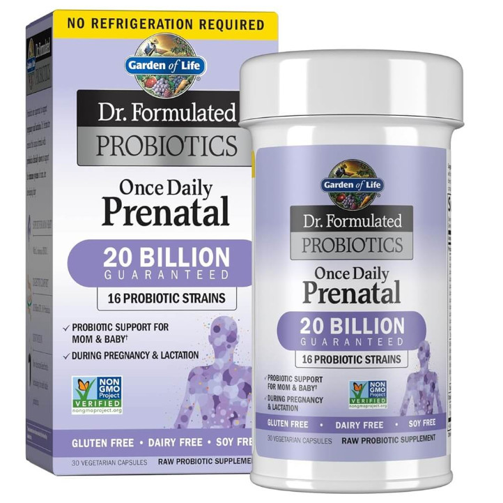 Garden of Life Dr. Formulated Probiotics Prenatal 20 Billion (30 Capsules)
