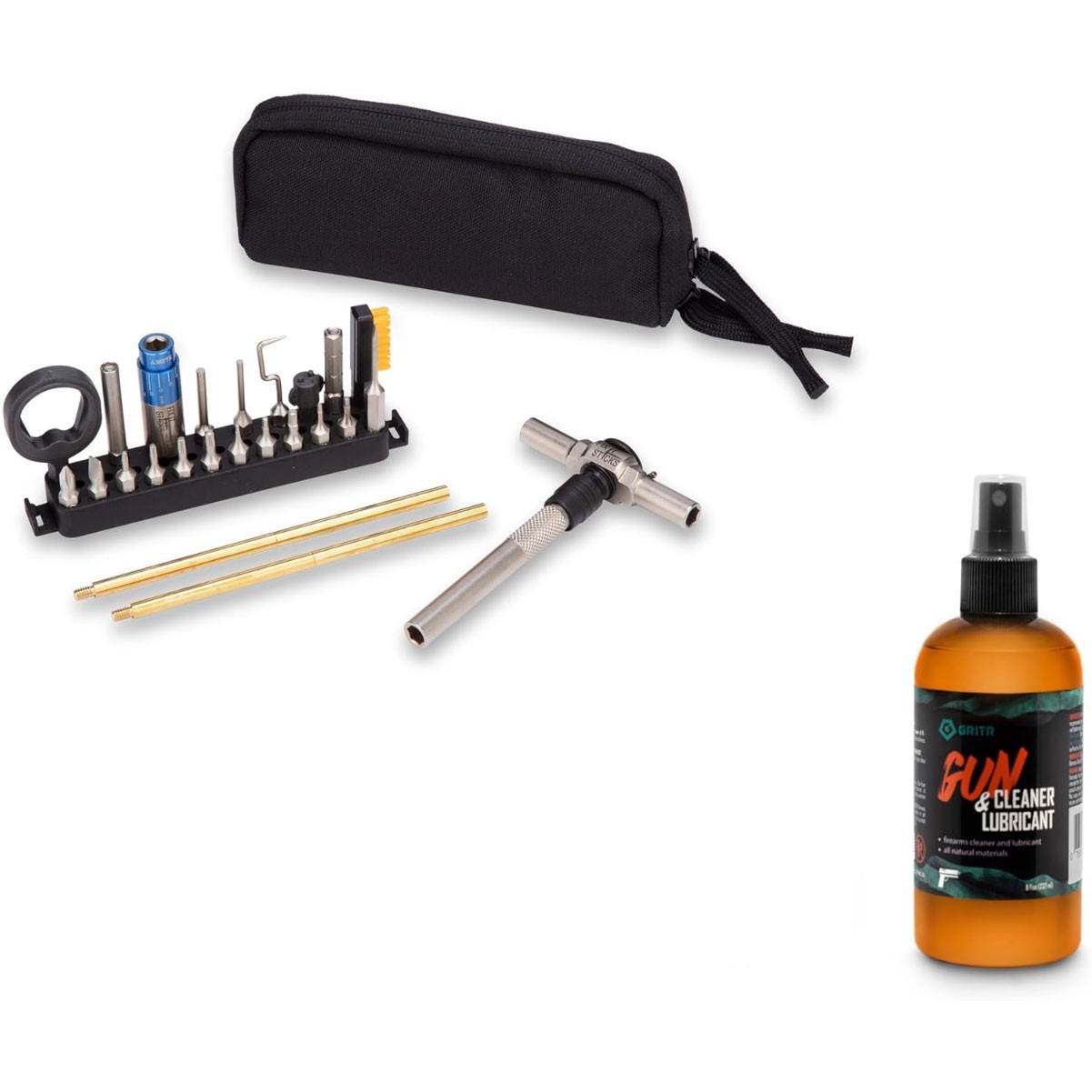 FIX IT STICKS Compact Pistol Kit w/ GRITR Gun Cleaner, Lubricant FIIS-FISCPK+GCL