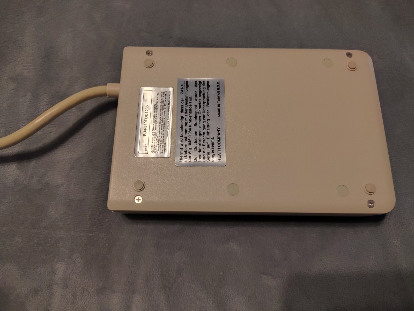 Vintage Zenith Data Systems ZA-1-4 External 3.5" Floppy Disk Drive