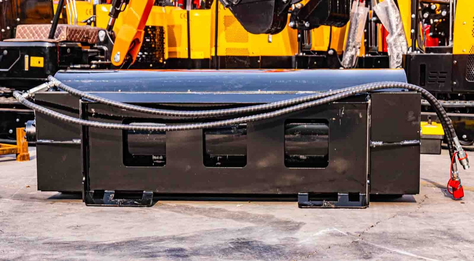 Skid Steer Loader 1.5m Soil Vibratory Roller Compactor Attachment for Bobcat