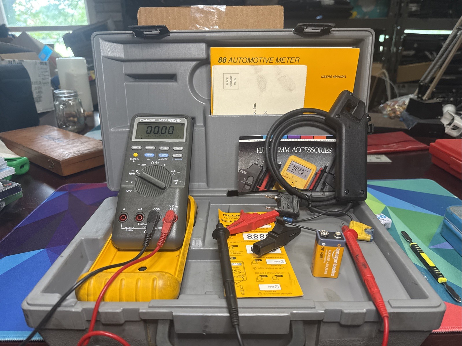 Fluke MD88 Matco Tools Automotive Meter - Excellent Condition & Complete In Case
