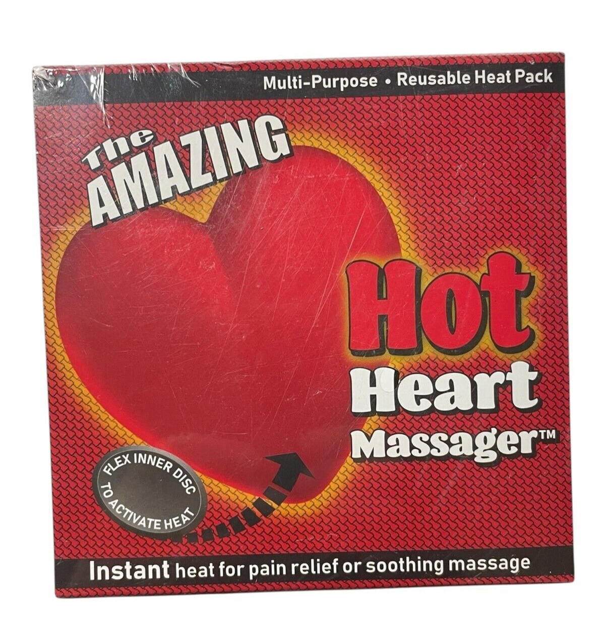 The Amazing Hot Heart Massager - Instant Heat for Pain Relief - Reusable