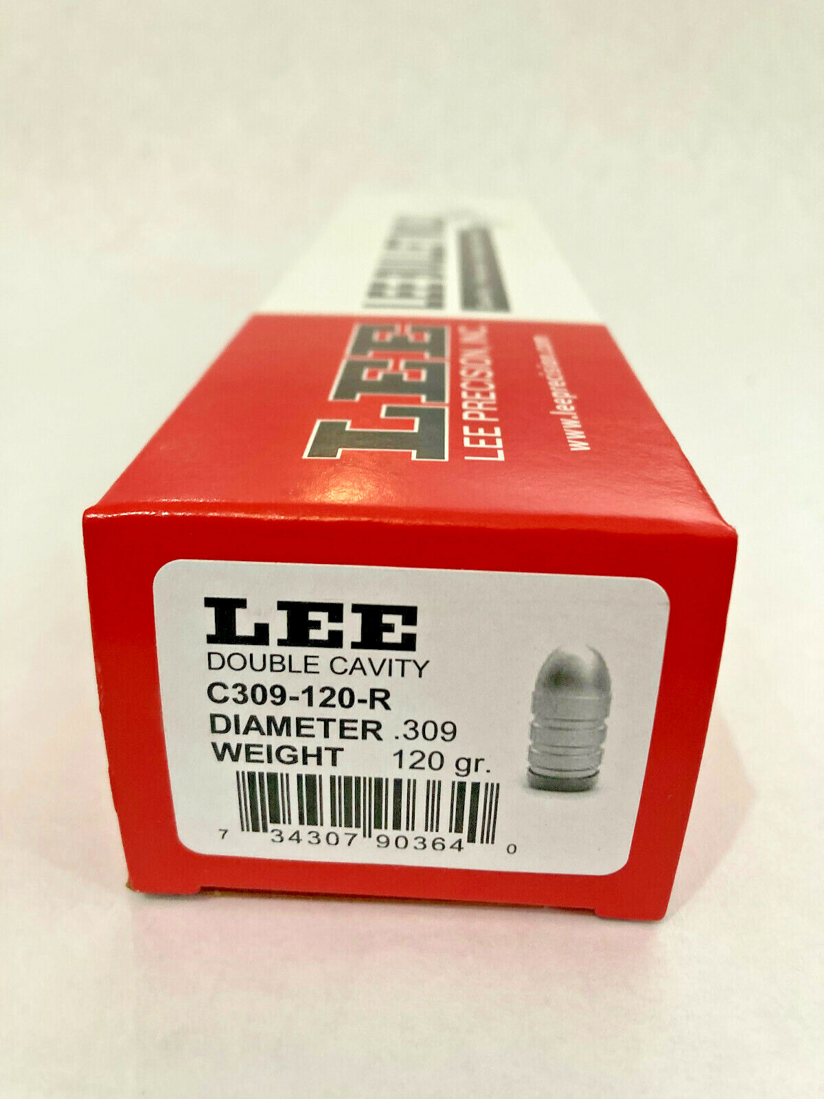 Lee 90364 2 Cavity Bullet Mold 30 Caliber 309 Diameter-120 Grain