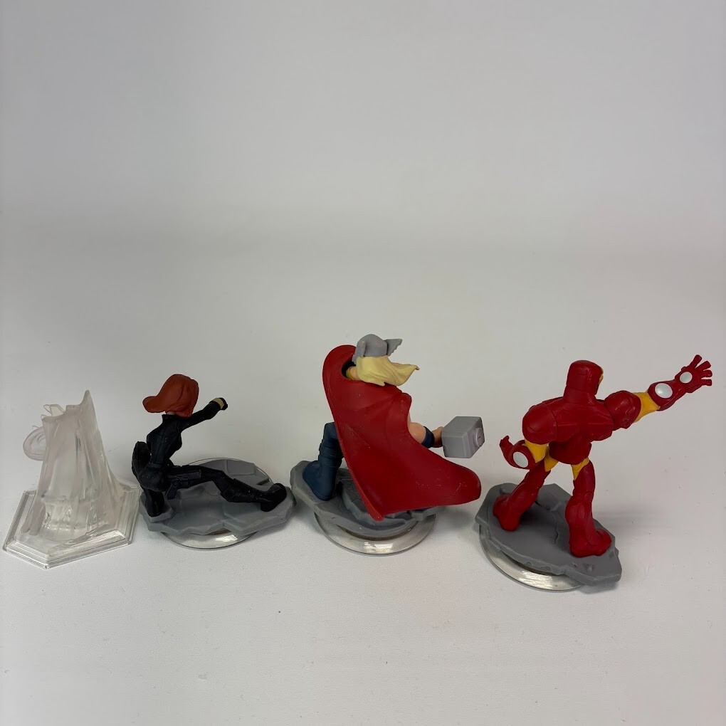 Disney Infinity 2.0 Avengers Iron Man Thor Black Widow Characters Figures Lot 4