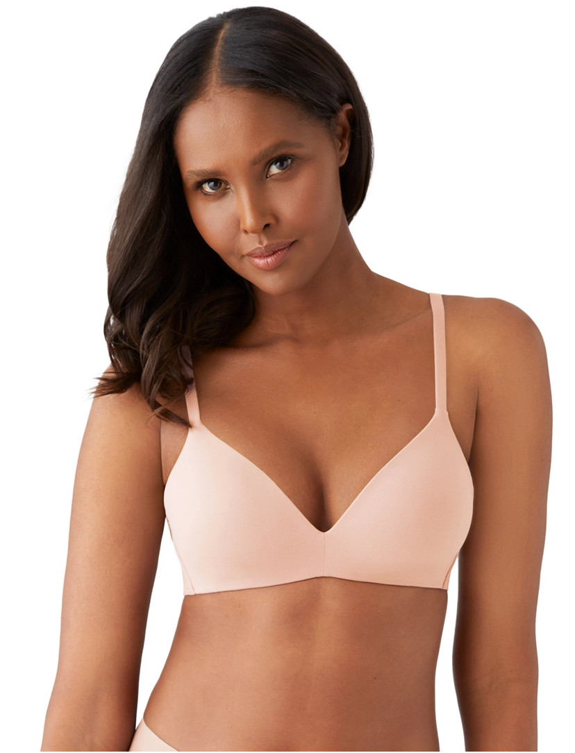 Wacoal 30DD How Perfect Wire Free T-Shirt Bra 852189 Rose Dust NWOT