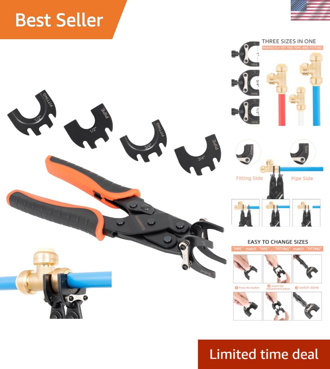 Durable Carbon Steel Disconnect Tongs for Quick Removal of Plumbing Fittings