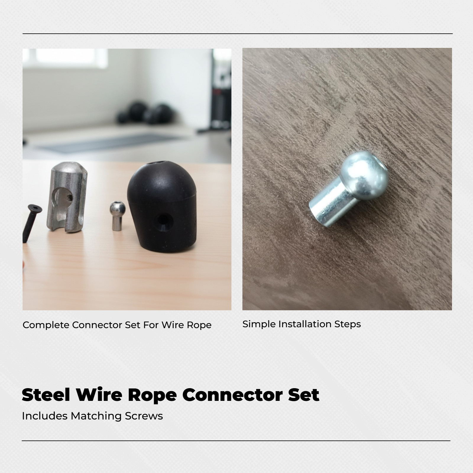 Ball Terminal 5mm Compatible Cable Stopper Long Lasting for Workout