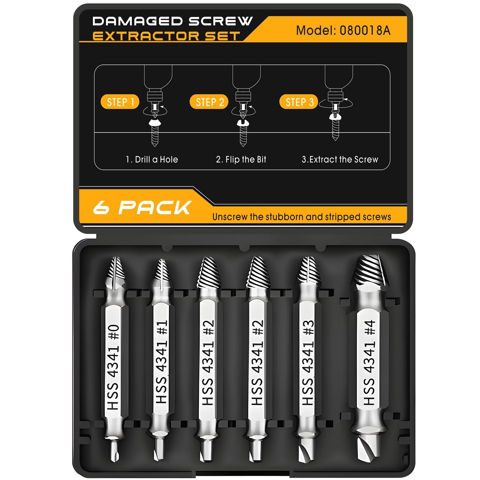 Father's Day Gifts from Daughter Wife Son,Damaged Screw Extractor Set Gift fo...