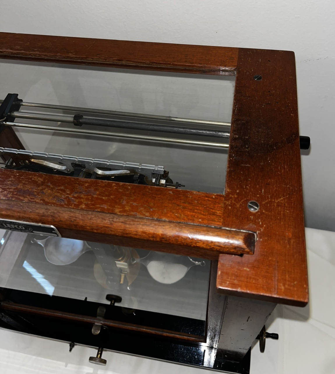Antique Seederer-Kohlbusch Scientific Balance Scale.