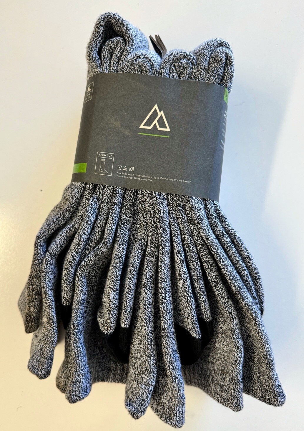 Alpine Design Men's Performance Hiker Crew Socks 4 Pack Size Large or X-Large