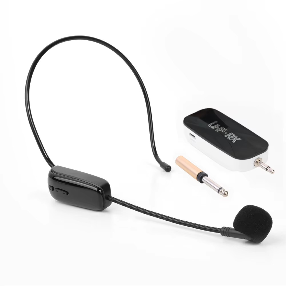 UHF Wireless Microphone Mic Fast Matching System with Receiver