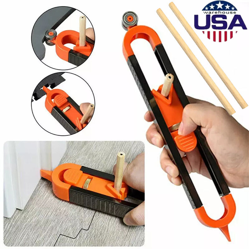 2026 NEW Profile Scribing Ruler Contour Gauge with Lock - Precise Scribe Tool