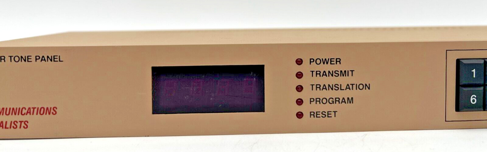 COMMUNICATIONS SPECIALISTS TP-38 SHARED REPEATER TONE PANEL