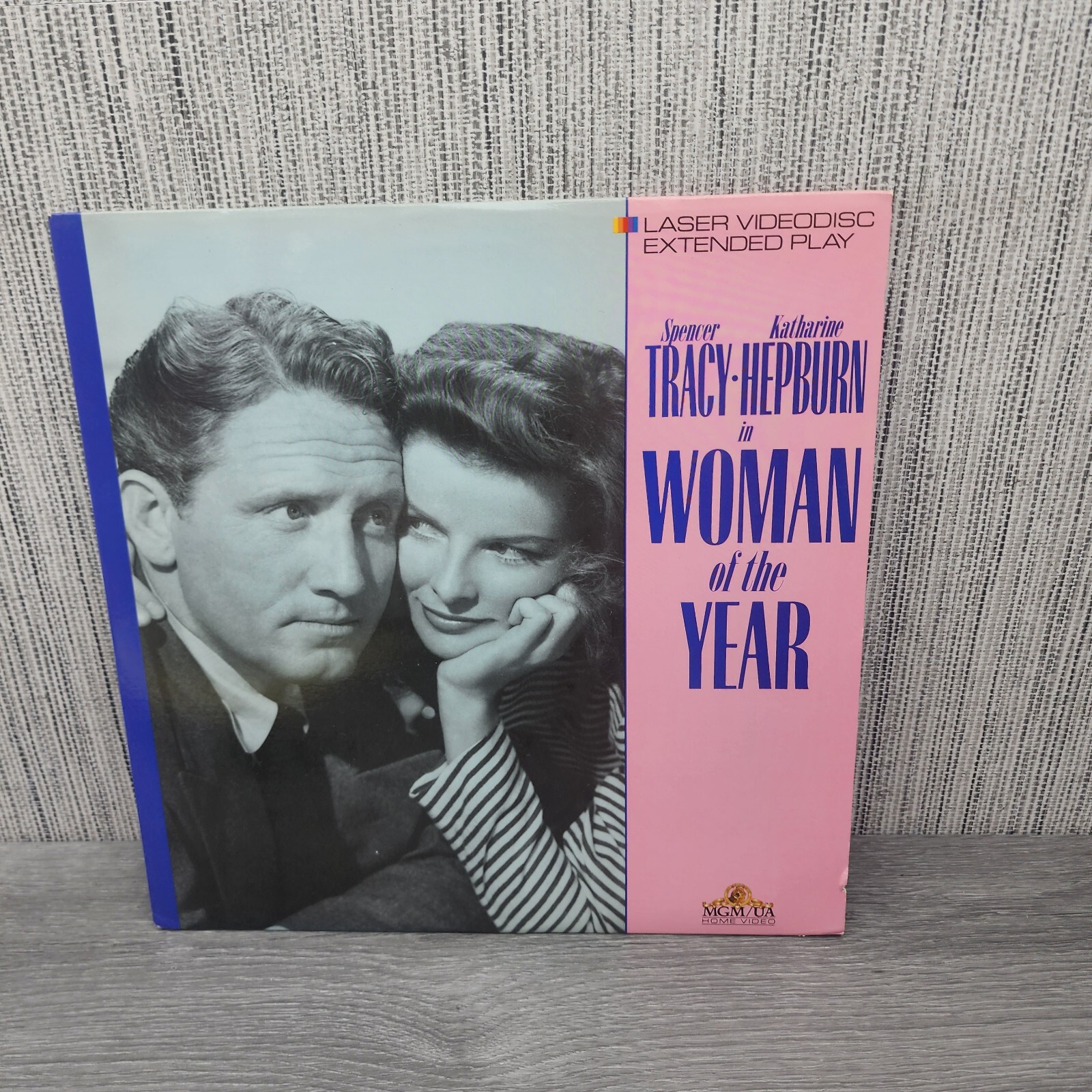 Woman of the Year * Spencer Tracy Katharine Hepburn Fay Bainter. Laserdisc VG