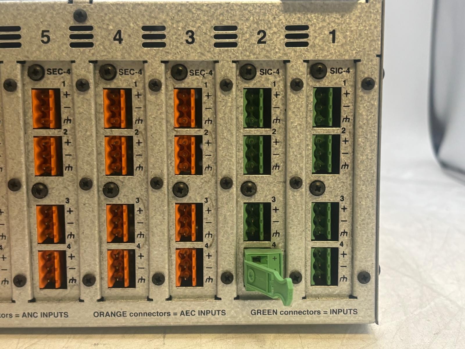 Biamp Systems Tesira SERVER-IO Digital Processor W/ 13 Cards (Read Description)