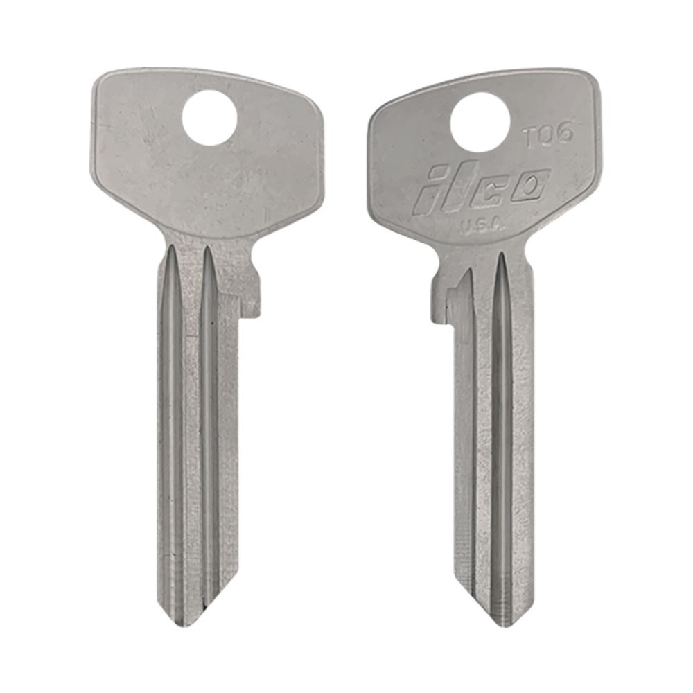 TO6 Key Blank Nickel
