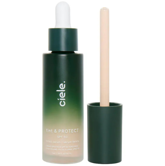 Authentic ciele tint PROTECT medium coverage serum foundation,1.28 oz,13 colors