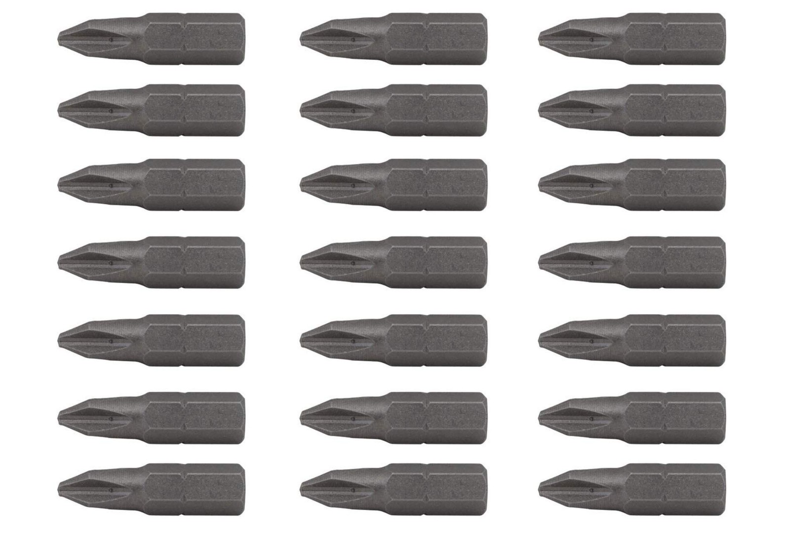 Edward Tools PH2 Screwdriver Bits Pack of 20-1” Phillips Screw Tips One Size