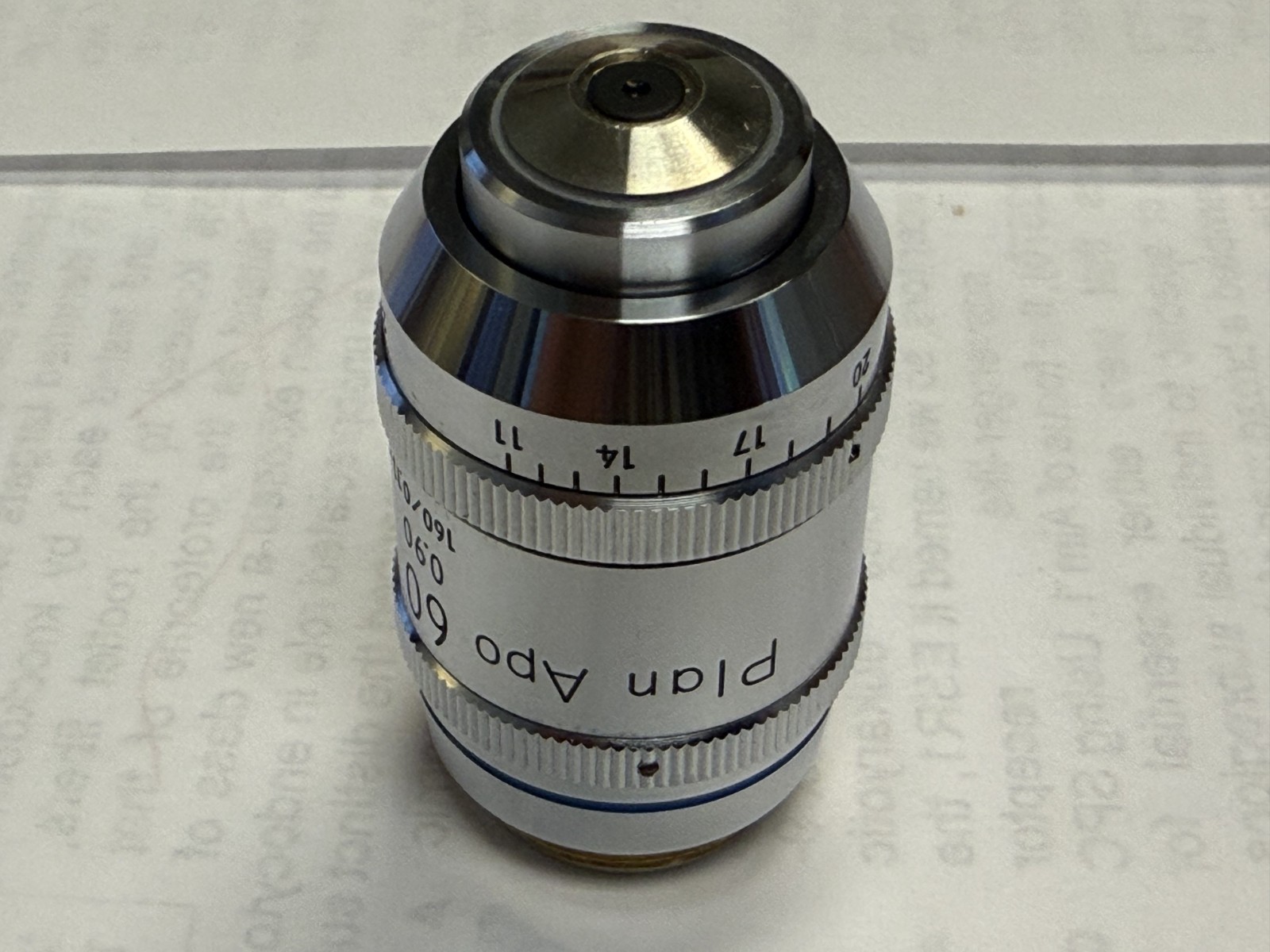 Nikon Plan Apo 60X/0.90 160/0.11-.023 Microscope Objective Used Untested