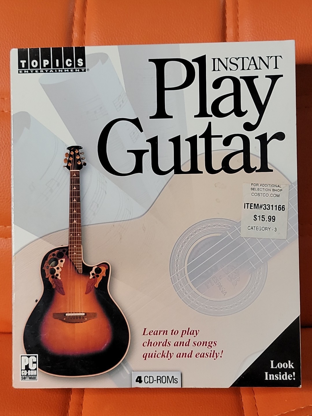 Instant Play Guitar Deluxe Edition (Windows PC CD, 2004) Brand New