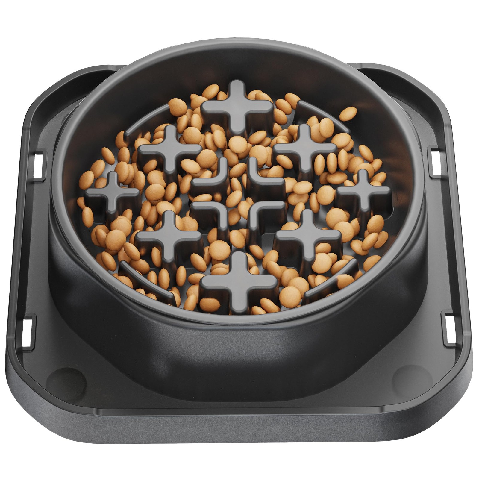 Slow Feeder Dog Bowls for Small Breed, Anti-Slip Puzzle Feeder Bowl to Slow D...