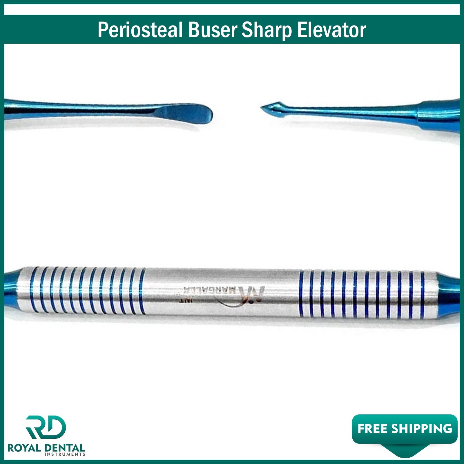 Dental Periosteal Sharp Buser Elevator Mucoperiosteum Reflecting Retracting Lab