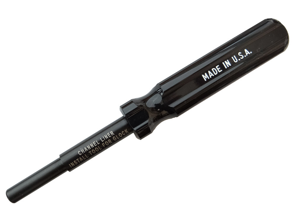 Channel Liner Installation Tool for Glock - Durable, Easy Use, Made in USA
