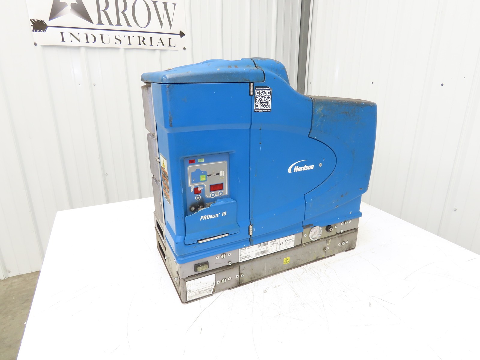 Nordson ProBlue 10 Hot Melt Glue Machine 480VAC 3Ph w/1039841 Transformer Base