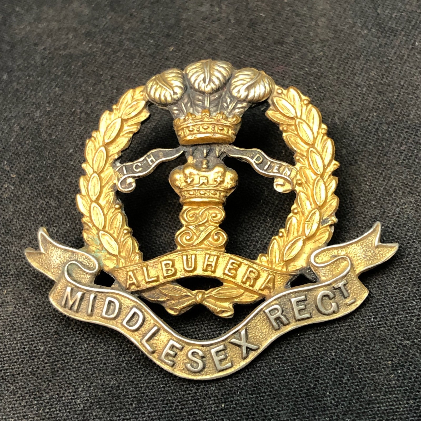 Middlesex Regiment - Original British Army Cap Badge