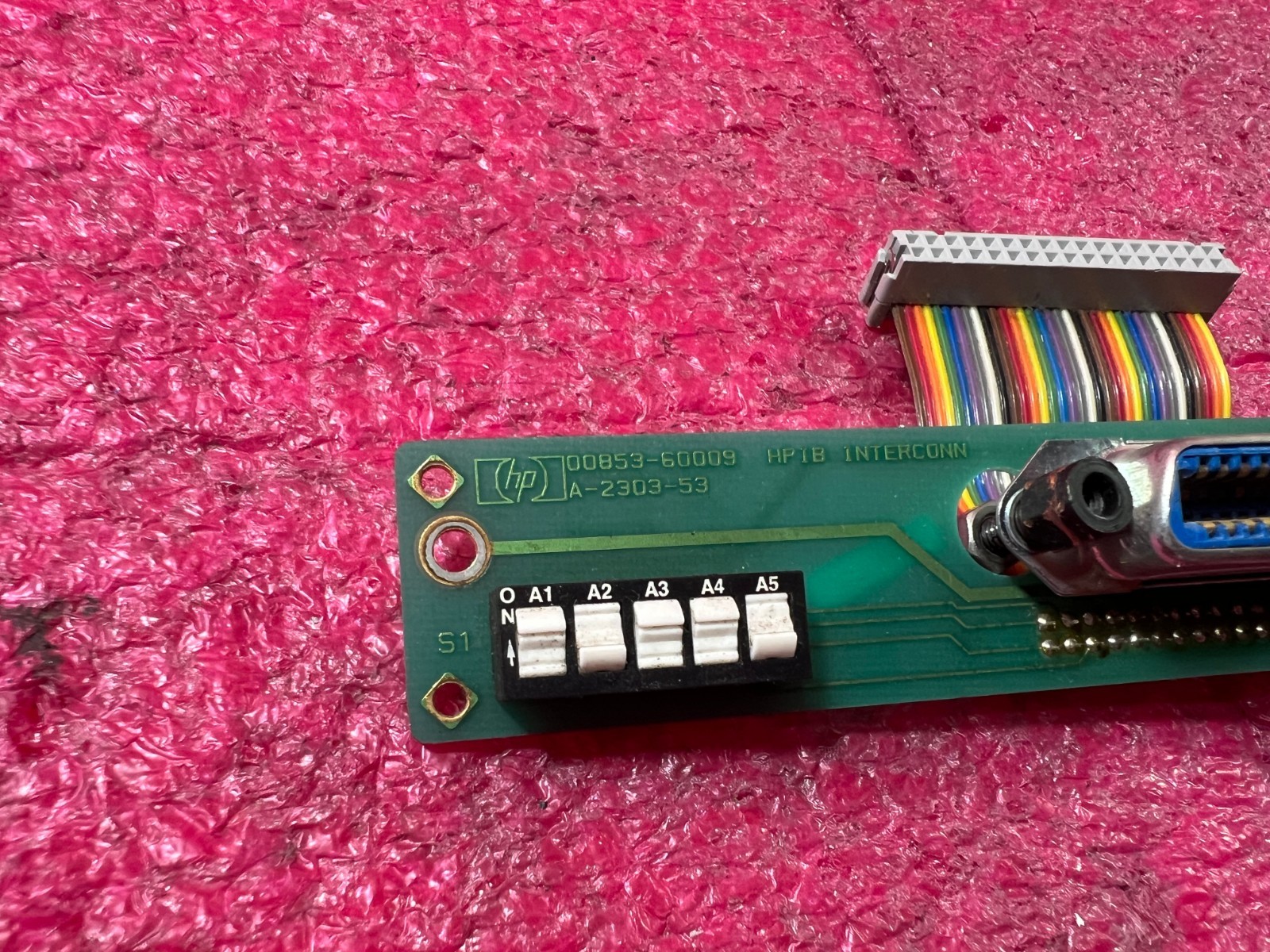 HP 853A Spectrum Analyzer Display Board 00853-60009 HPIB-INTERCONN