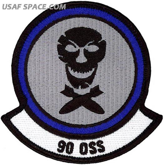 USAF 90th OPERATIONS SUPPORT SQ - OSS - 319th MS-Miinuteman III - ORIGINAL PATCH
