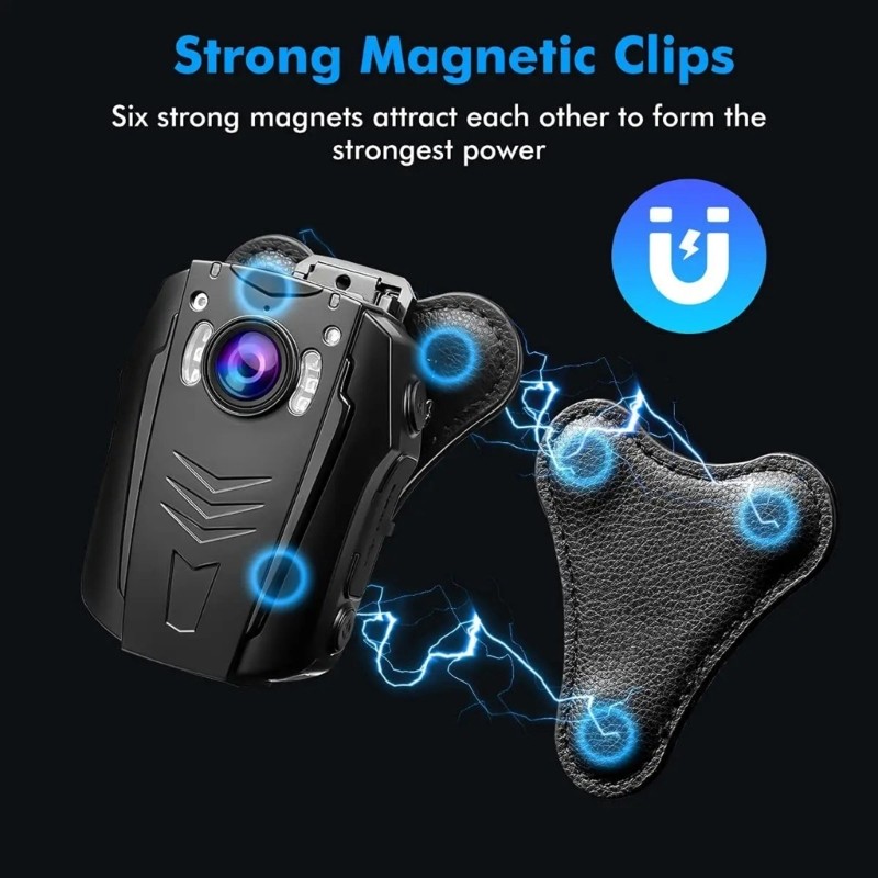 Strong Body Camera Mount Clip Keeps Body Camera Stable During Use