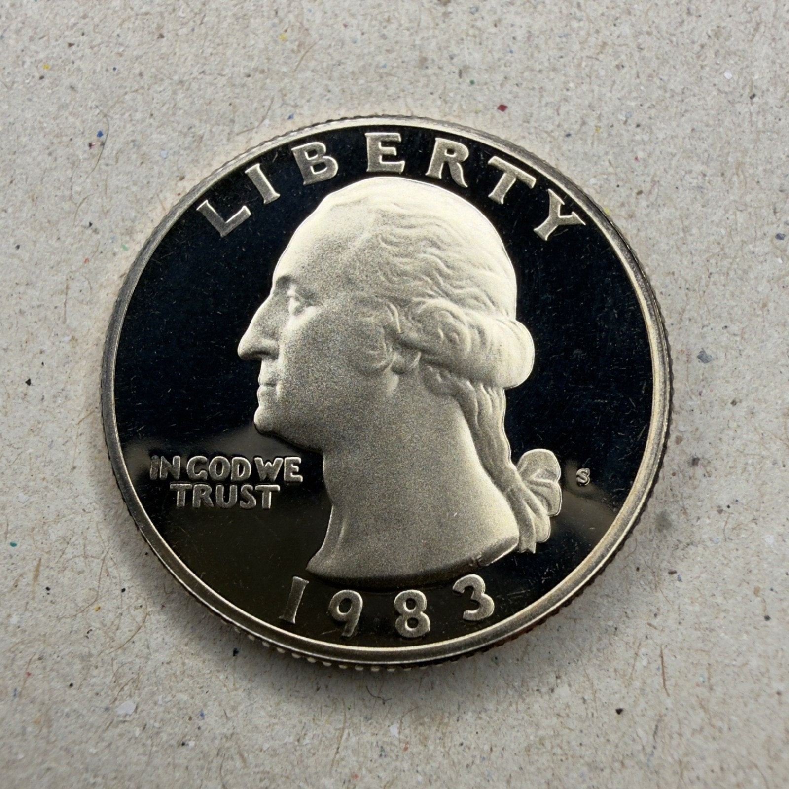 1983-S Washington 25C Quarter - PROOF Deep Cameo